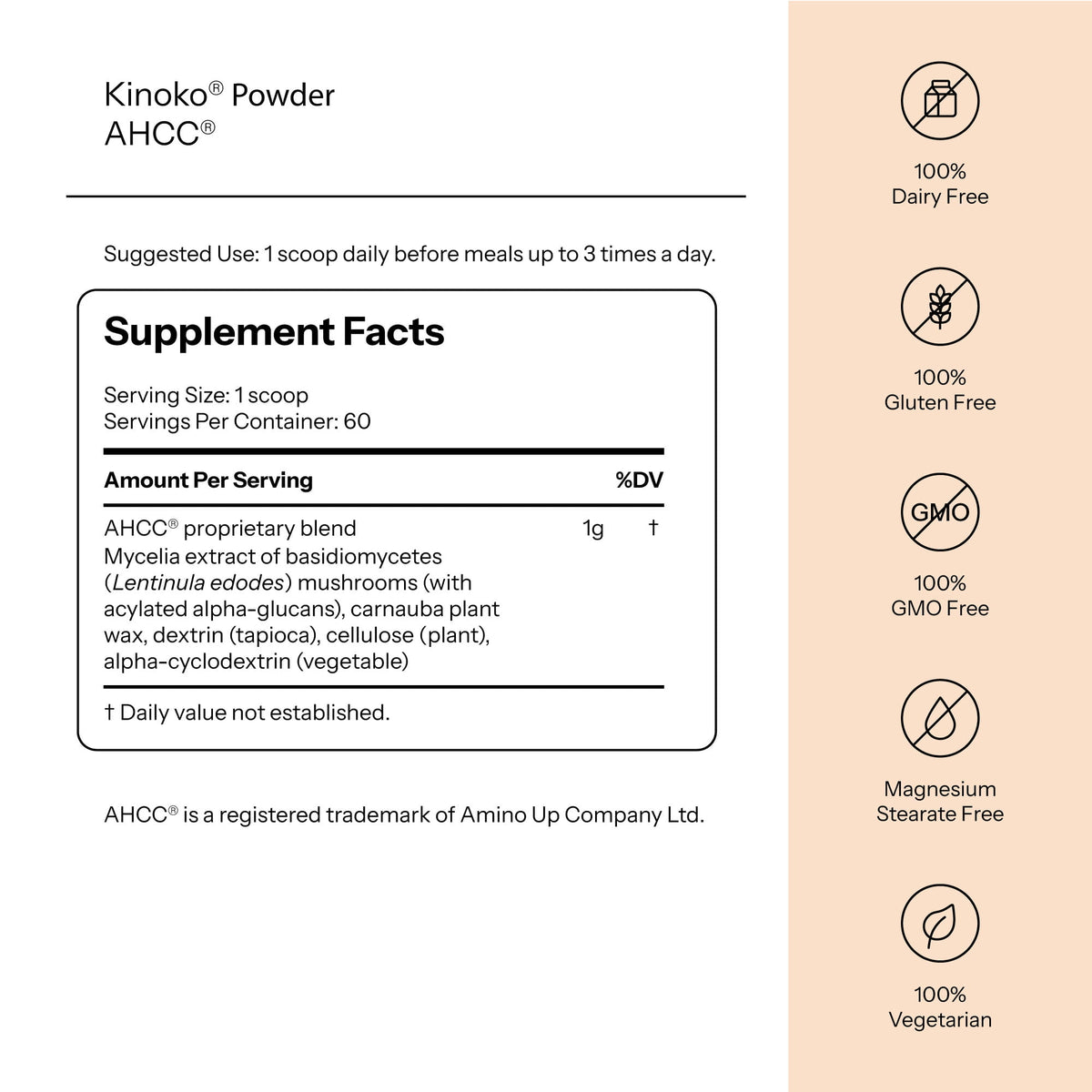 AHCC® - Kinoko® Powder